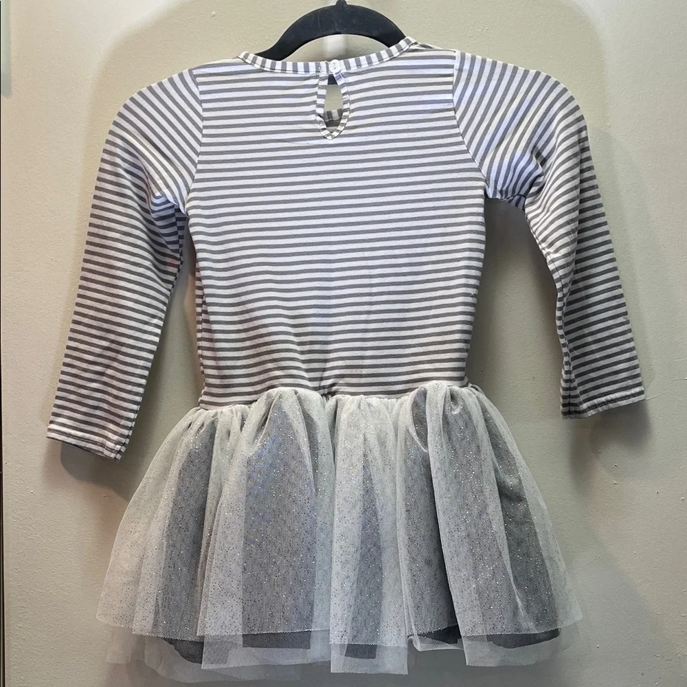 Adorable Striped Ghost Costume Dress for Kids